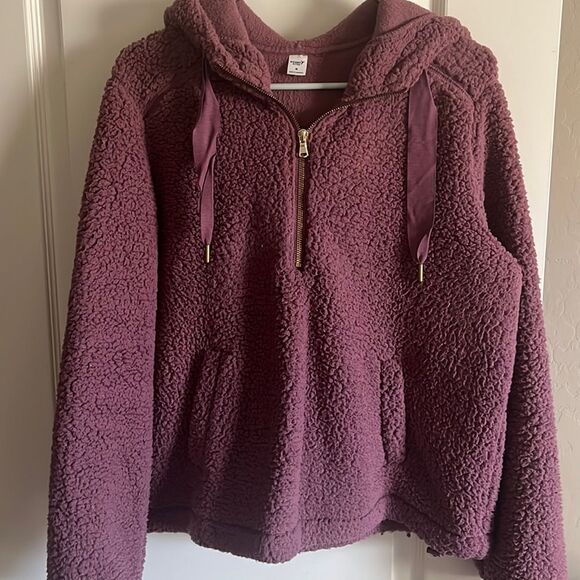 Old Navy Tops - Oldnavy Sherpa 1/4 zip Medium